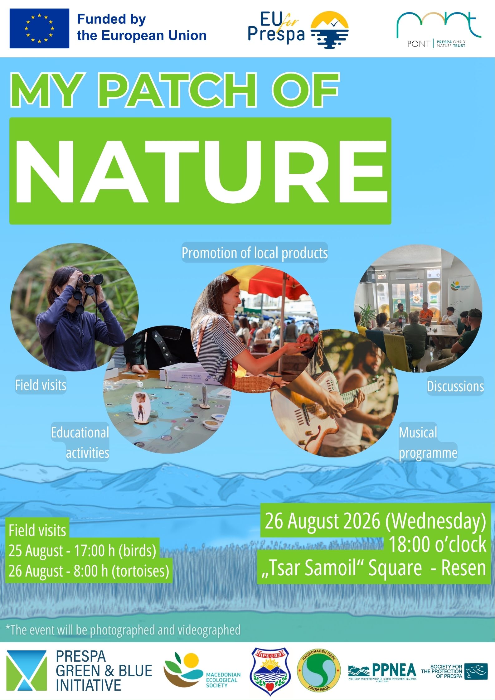 “My Patch of Nature” on August 26 in Resen!