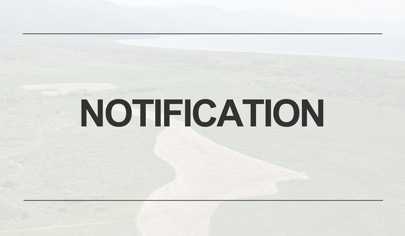 Notification regarding Public Call No. 3/2025